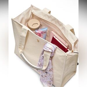 Victoria’s Secret Floral Embossed Tote Bag